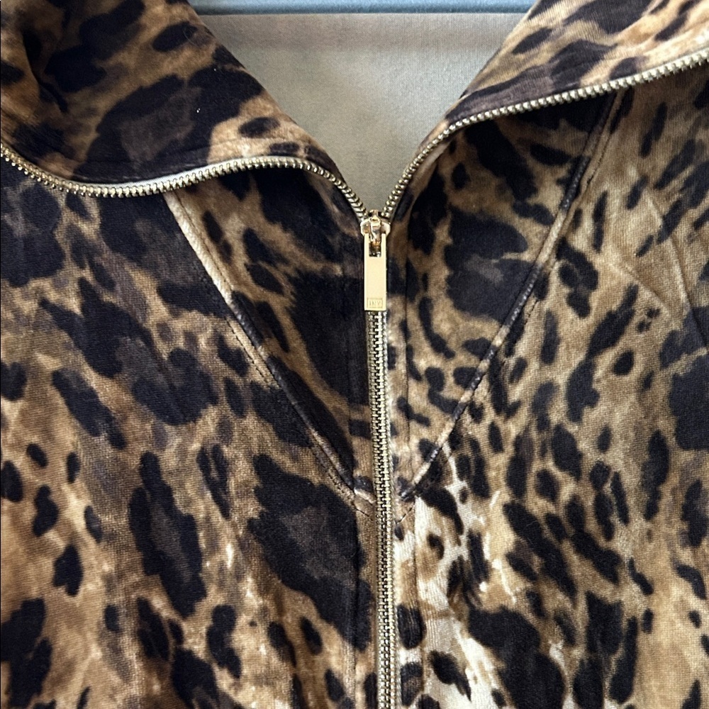 Jones of New York Leopard Print Women's Jacket XL - Picture 3 of 9